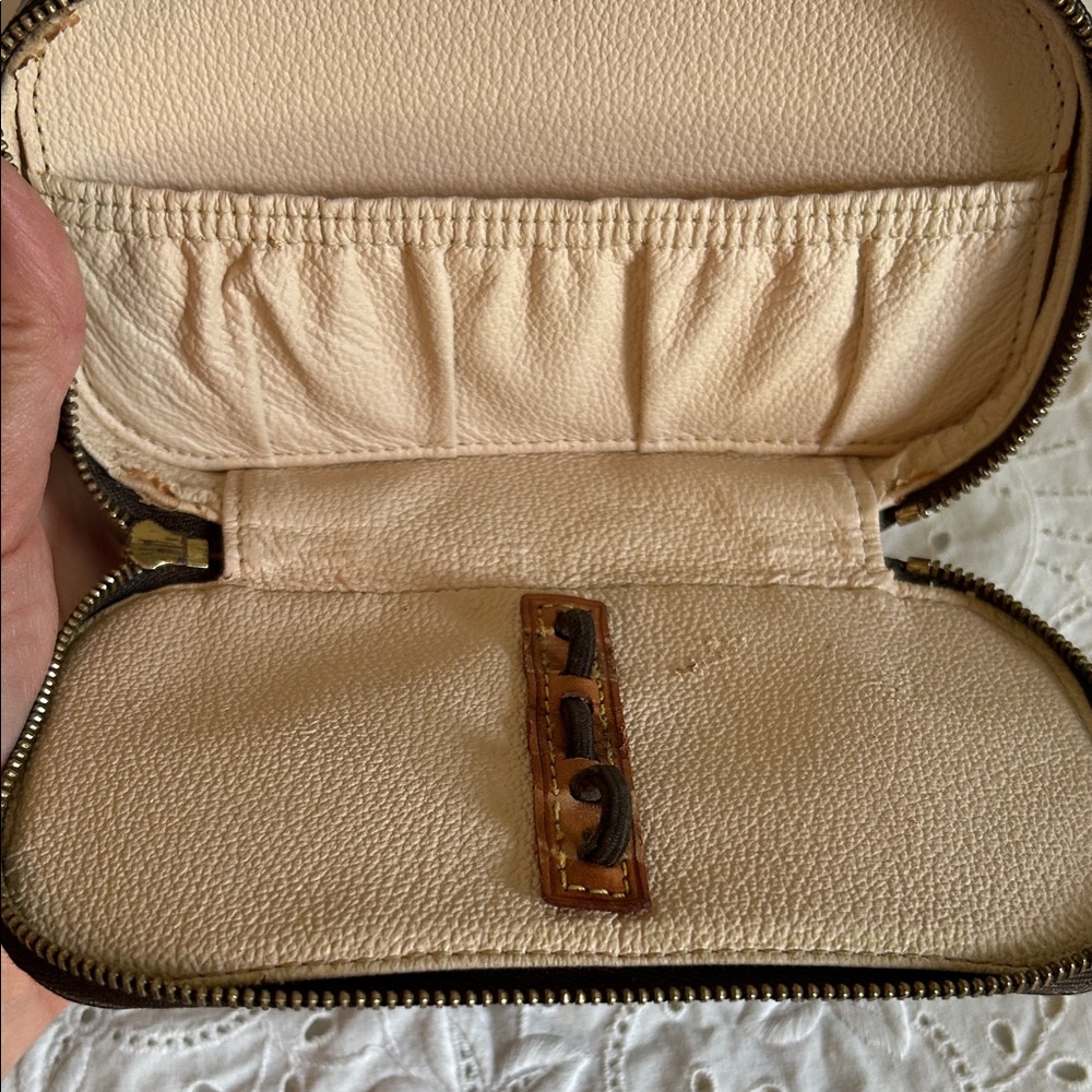 Louis Vuitton Brown Monogram Canvas Double Zip Pouch - Picture 7 of 13